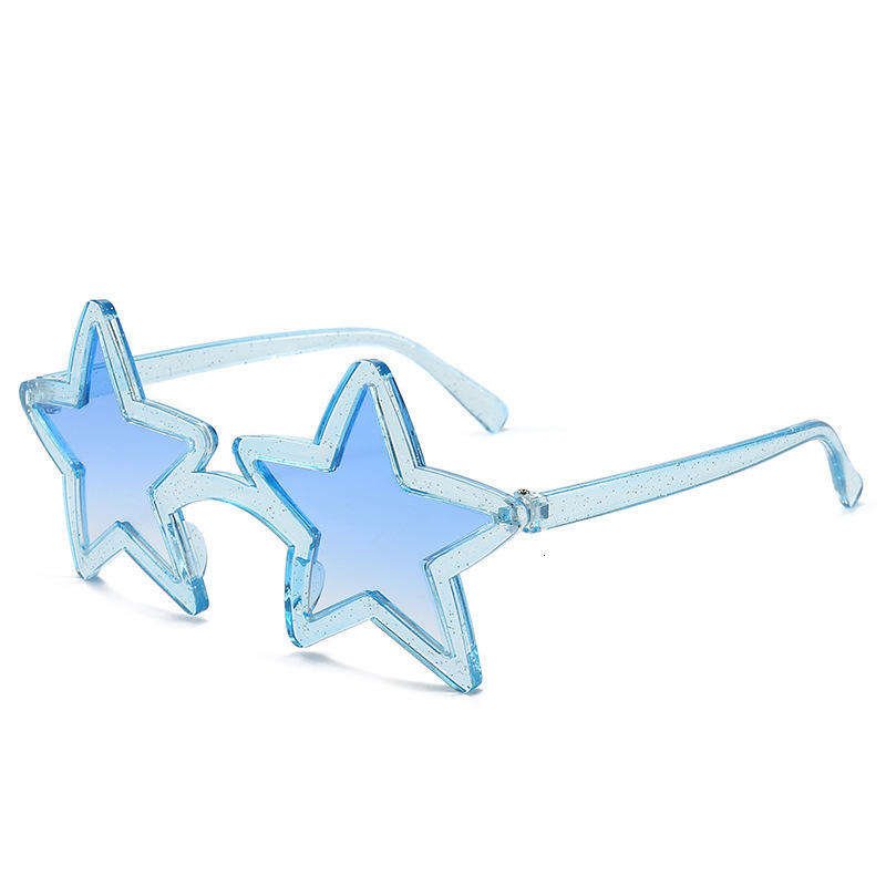 New Men and women Five pointed Star Beach Trendy Party Funny Photography Fashion Sunglasses