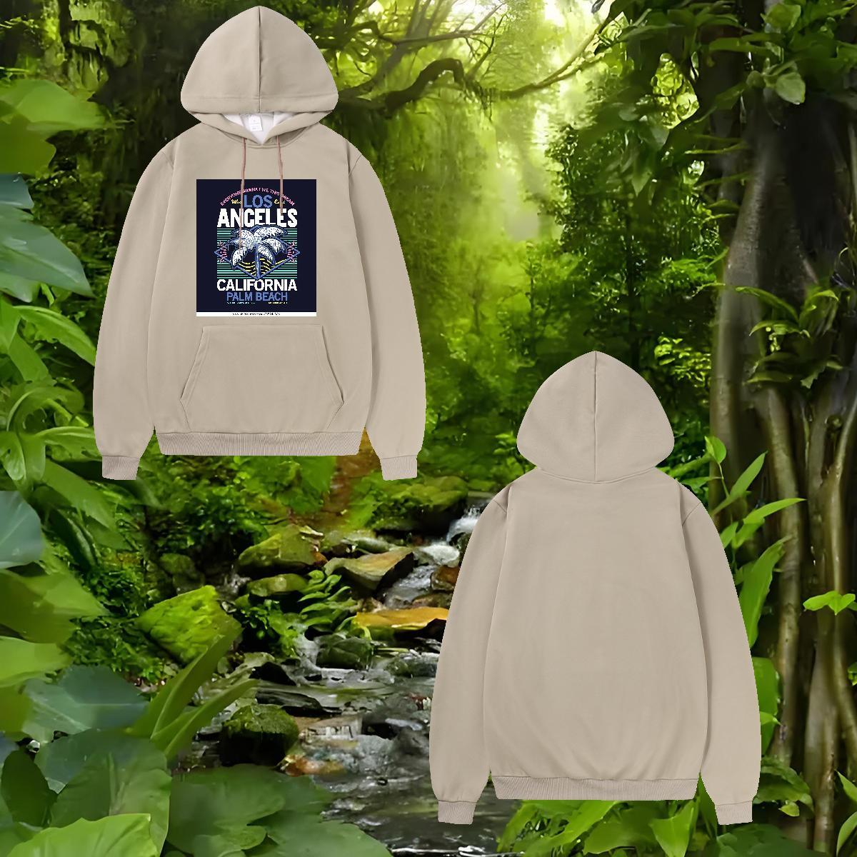 New Arrival Womens Hoodie Clothes Loose Fit Women Hoodie Anime Cotton 350g Long Sleeve Drawstring Beach