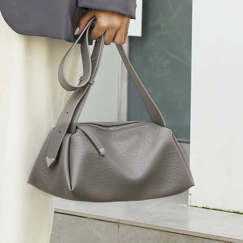 Leather Soft Mini Handbag Women Shoulder Messenger Bag Solid Color Simplicity Tote Fashion Female Crossbody Sac