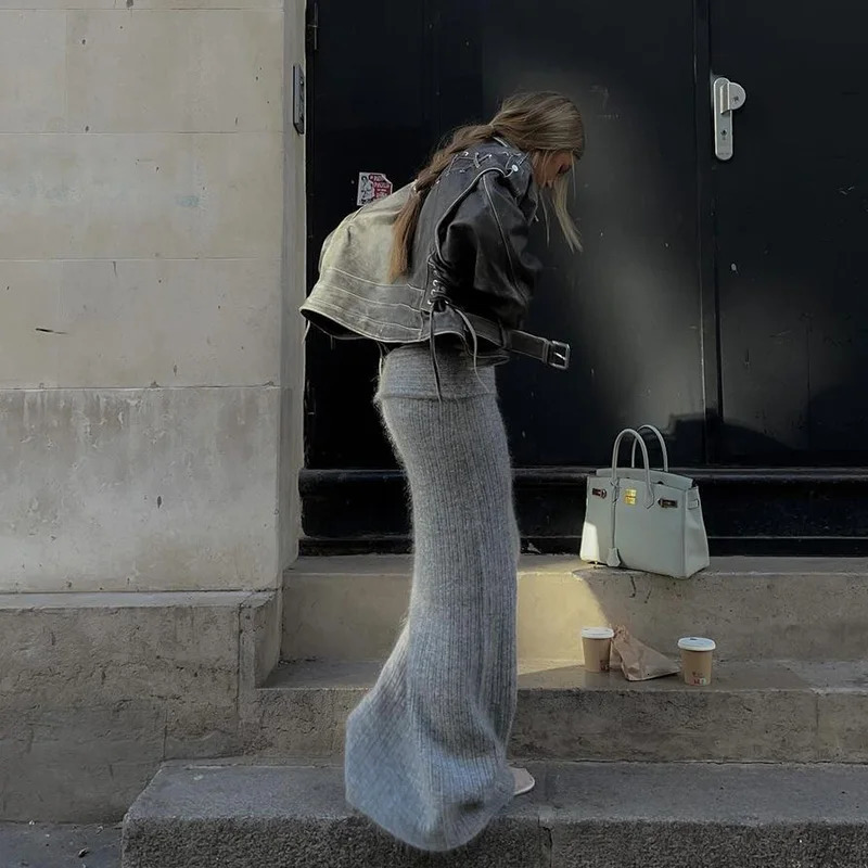 Lygens Knitted Elegant Body Solid Elasticity Waist Womens Skiing Winter Wholesale Street Clothing Korean Y2K Fashion Clothing 241028