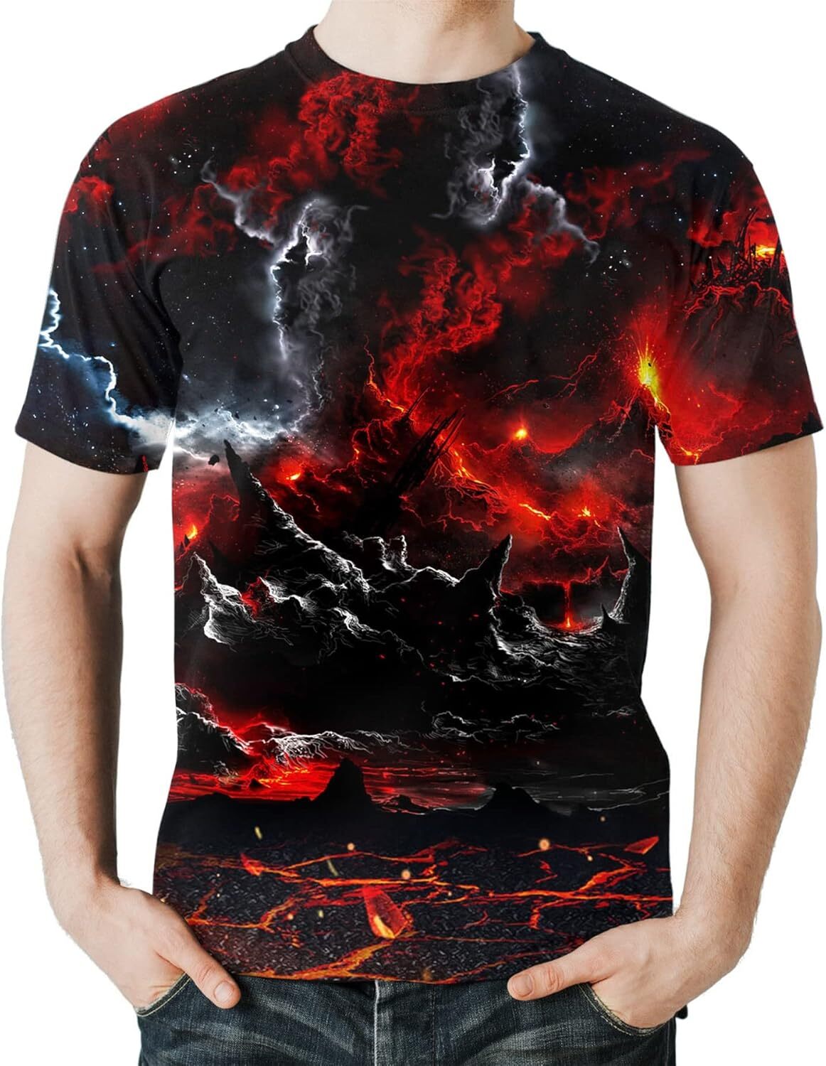Mens T shirt Unisex 3D Print Short Sleeve Crewneck Graphic Tees tee Casual tops summer clothes tee Casual tops summer clothes