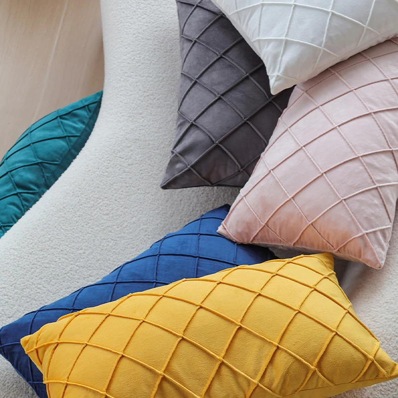 2 sets of 30x50 decorative pillowcases ultra soft velvet pillowcases family living room sofa throw pad covers family sofa 241028