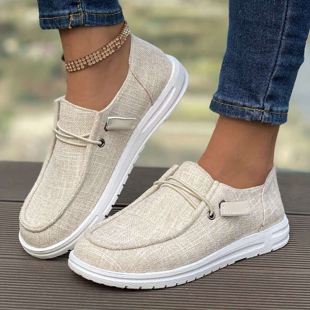 Vibrant Stripe Pattern Low Cut - Fashion Sneakers with Wear-Resistant Non-Slip Canvas, Casual Versatile Slip-On Design, Breathable Comfort, and Easy W
