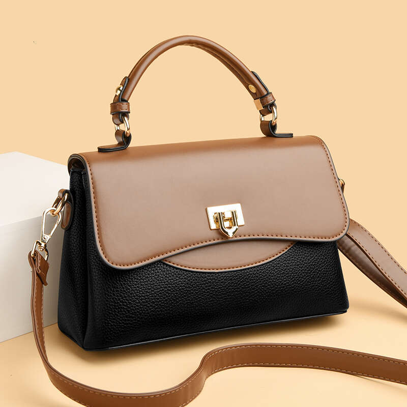 Capacity Large Multilayer Shoulder Messenger Bag High Quality Leather Handbag Women Designer Crossbody Sac Female Tote