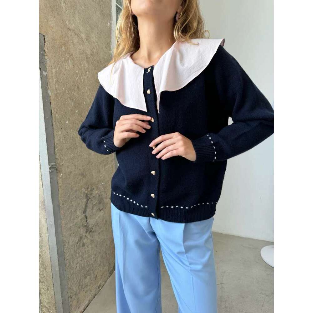 Women Casual O-Neck Single Breasted Knitted Cardigan Fashion Long Sleeve Short Slim Fit Sweater Lady Chic Autumn Streetwear 2024