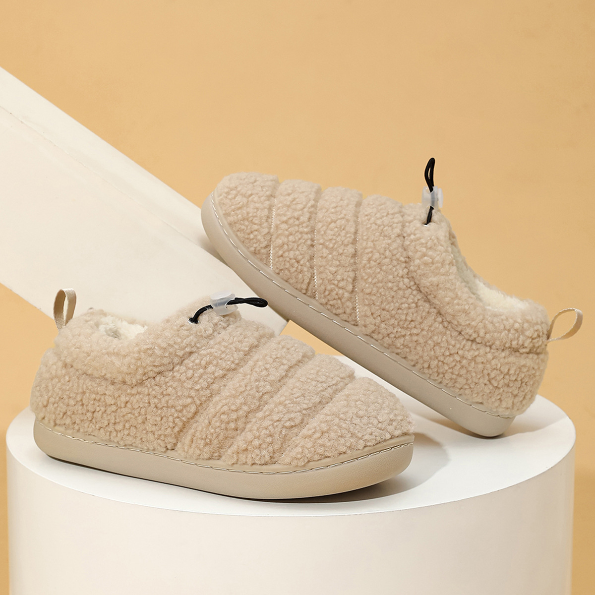 free shipping NEW hot neutral winter indoor felt with memory collar bag and home cotton slippers