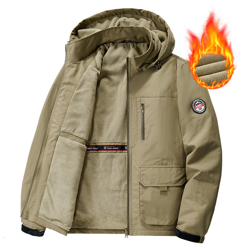 2024 new designer winter men's coat autumn and winter new plus size fashion brand and plush thick coat