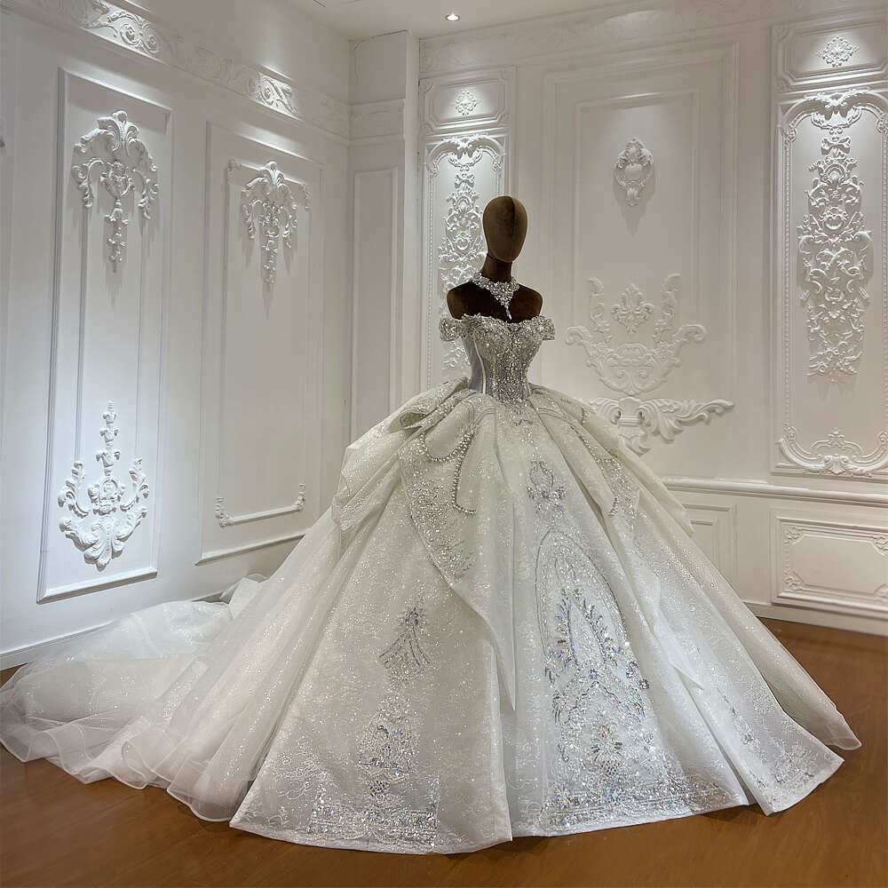 Amanda Novias Off The Shoulder Straps With Detachable Collar Bridal Wedding Dress