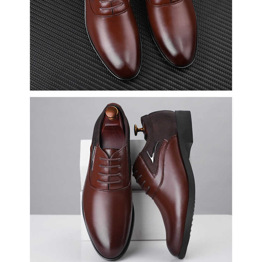 Men Dress Shoes New Mens Casual Shoes Versatile Business Dress Mens Casual Shoes Foot Wedding Shoes 241009