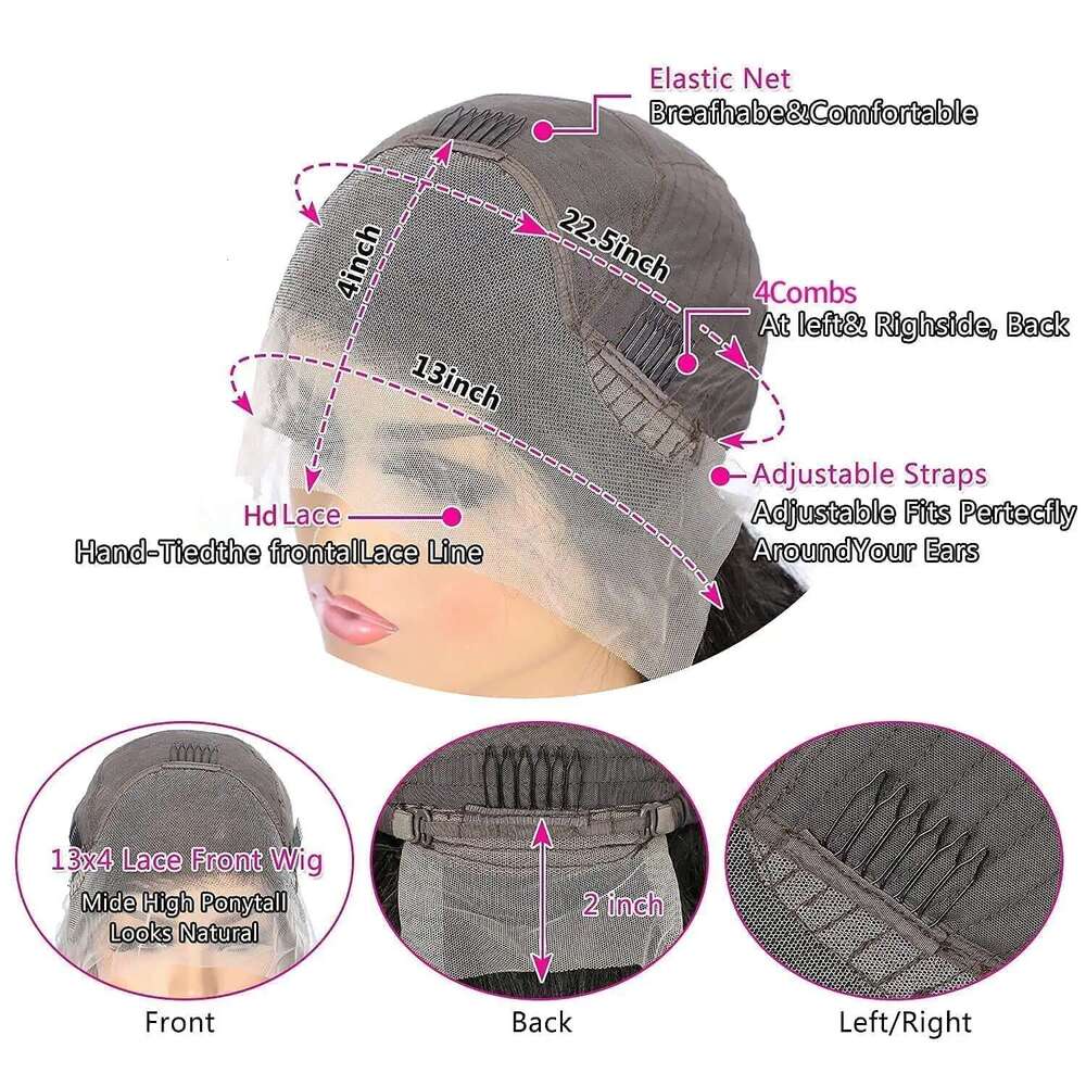 QT Brazilian x Kinky Curly Lace Front Wigs Transparent Frontal For Black Women Pre Plucked With Baby Hair