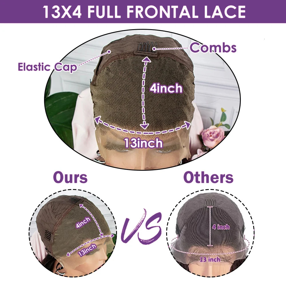 13x4 Body Wave Bob Pre Plucked HD Front Human Wig Brazilian Hair Transparent Lace Frontal Wigs 1B Remy