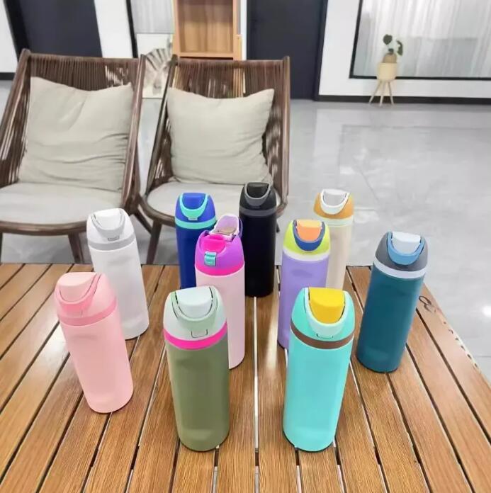 OWALA 1Pc Tumbler Insulated Stainless Steel With Straw Bpa-Free Sports Water Bottle Great For Travel 19Oz 24Oz 32Oz Gg1028