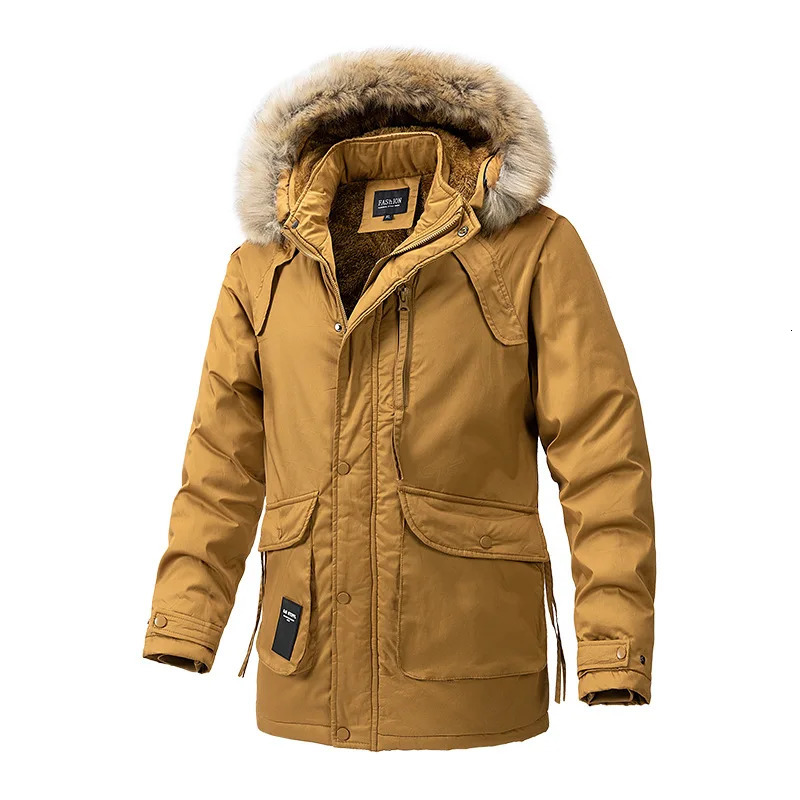 High Quality Male Casual Jackets Winter Outdoor Long Coats Men Hooded Down Overcoats Warm ParkasSize 4XL 241024