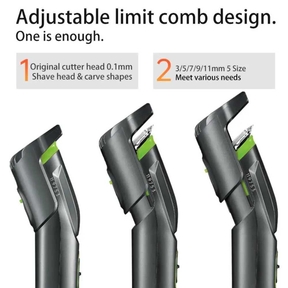 HTC Electric Hair Clipper Mens Professional Kit USB Charging Mens Hair Clipper Hair Clipper W241212