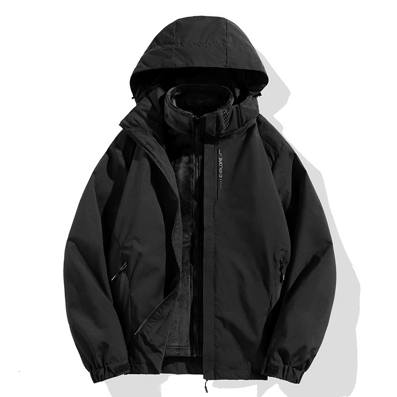 2024 new designer outdoor assault men's and women's detachable two-piece hiking suit three in one jacket 6266