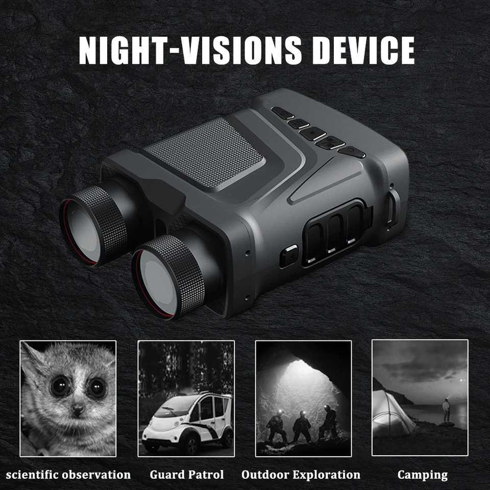 R12 2.5K UHD Infrared Tactical Telescope Camera Recorder Goggle 10X Zoom Digital Night Vision Binoculars for Hunting CampingXJ241028