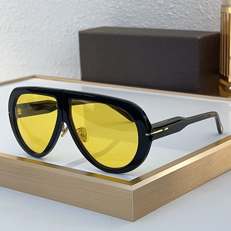 Designer oval pilot sunglasses Fashion mens mask Designer sunglasses 8036 Man classic Luxury oval Large framework sunglasses