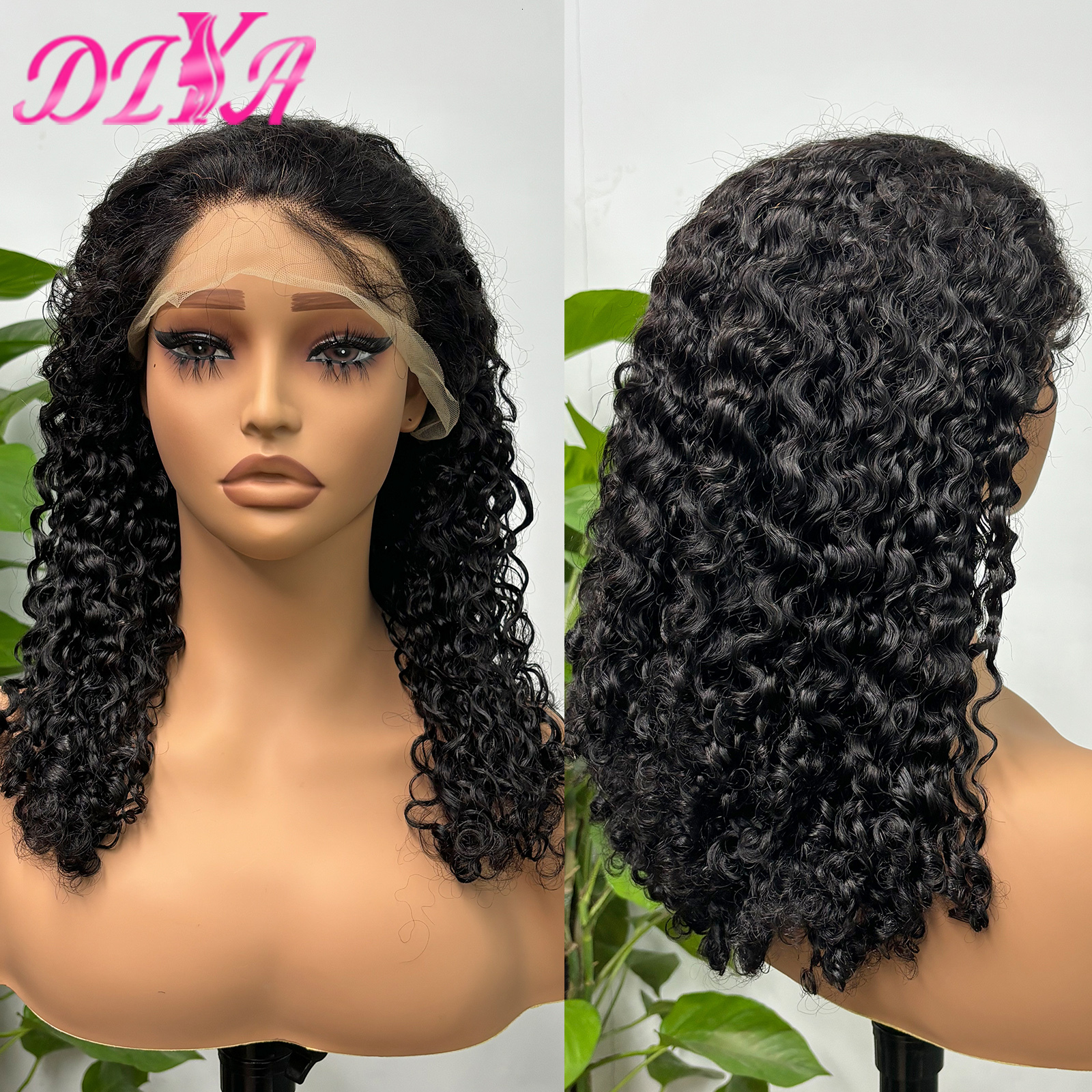 250% Density Burmese Bob Human Wigs for Women 12A Double Drawn Virgin Hair 13x4 Frontal HD Lace Curly Wave Wig