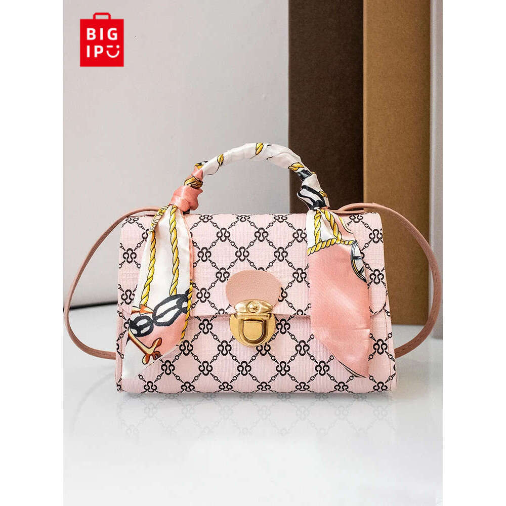 Designer Bag Tote With Scarf Bag Summer PU Leather Printing Shoulder Crossbody Cell Phone Bag For Women tote bag purse luxury bag