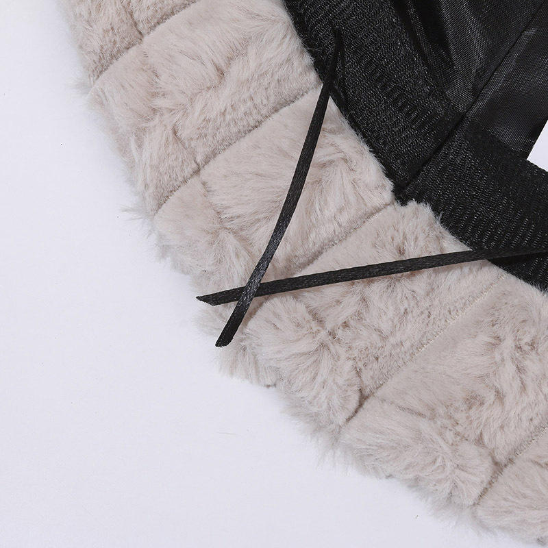 color custom personal logo wholesale colorful soft faux fur bucket hats This product is a customized product. Please consult customer service before p
