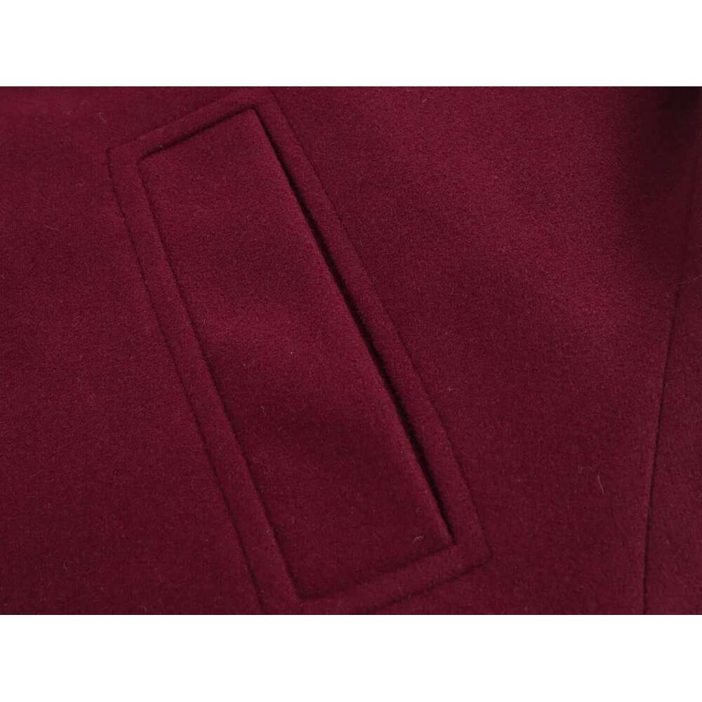 TRAFZA Fashion Autumn Winter Women's Buttons Soft Tweed Loose New 2024 Stylish Street Casual Coat With Ed