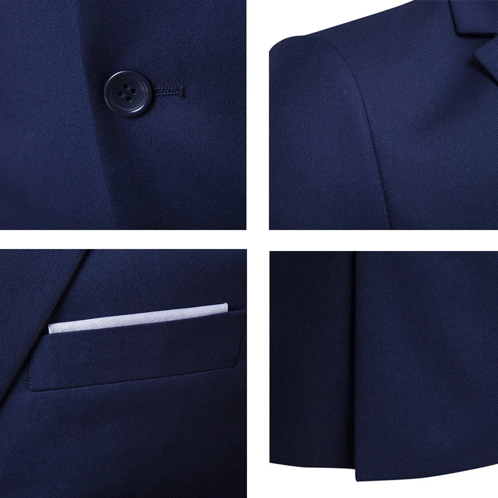 3 mens jackets for wedding and business 2 sets of vests pants Coats formal and classic jackets 241024