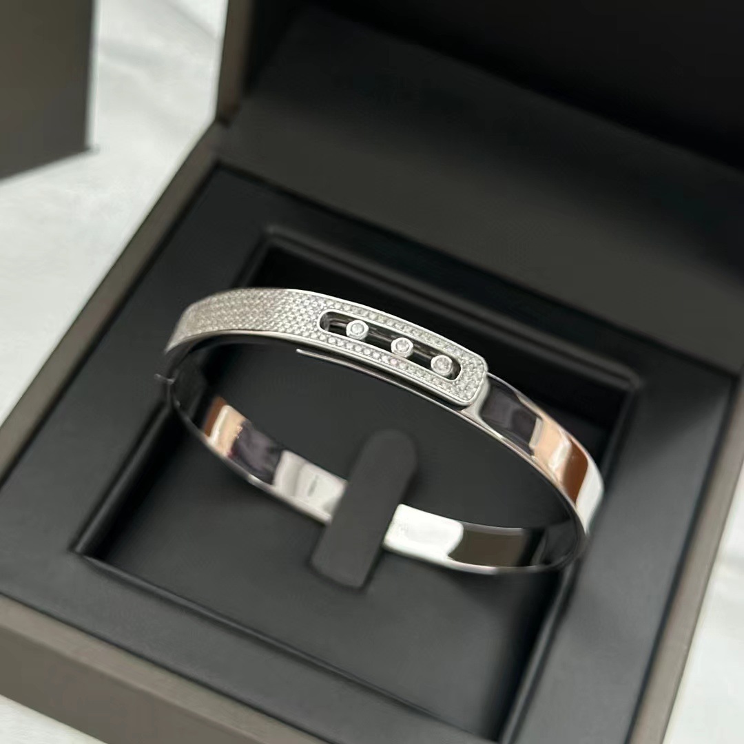 925 Silver Bracelet Designer Move Series Bracelet Hard Body Chain Designer Bracelet Exquisite Designer Jewelry Women's Diamond Sliding Accessories