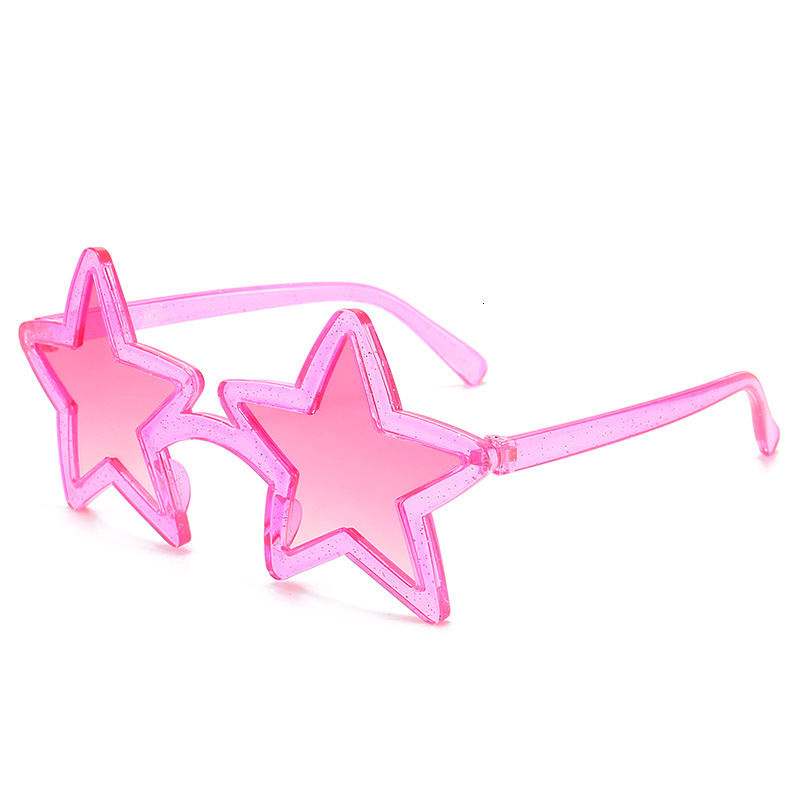 New Men and women Five pointed Star Beach Trendy Party Funny Photography Fashion Sunglasses