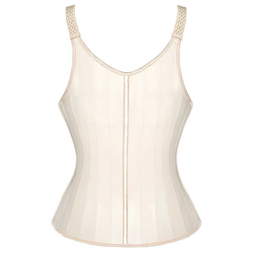 25 Steel Bones Adjustable Shoulder Straps Latex Vest Waist Trainer Fajas Colombianas Cincher ShapewearXJ241028