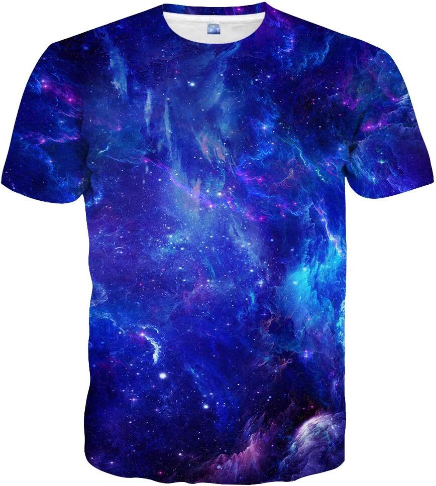Mens T shirt 3D Graphic Colorful Crew Neck Print Tee for Men Women and Youngs tee Casual tops summer clothes cool