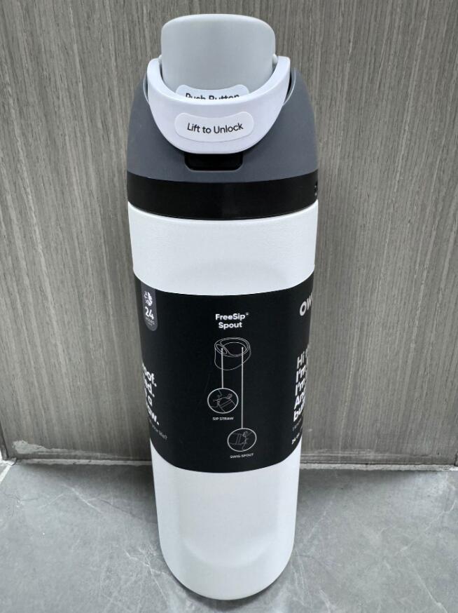 Insulated Stainless Steel Water Bottle with Straw OWALA DHL Tumbler, BPA-Free, Great for Sports, Travel | 19oz, 24oz, 32oz dh910320090