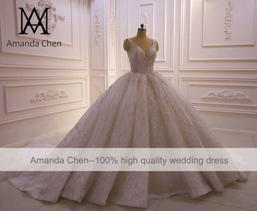 bride 2023 Cap Sleeve Lace Appliques Handwork Wedding dress