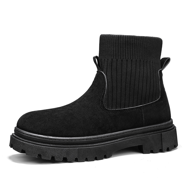 2024 autumn and winter new men's high cut thick soled Martin boots British trendy workwear casual short boots big head men's boots dh5727163