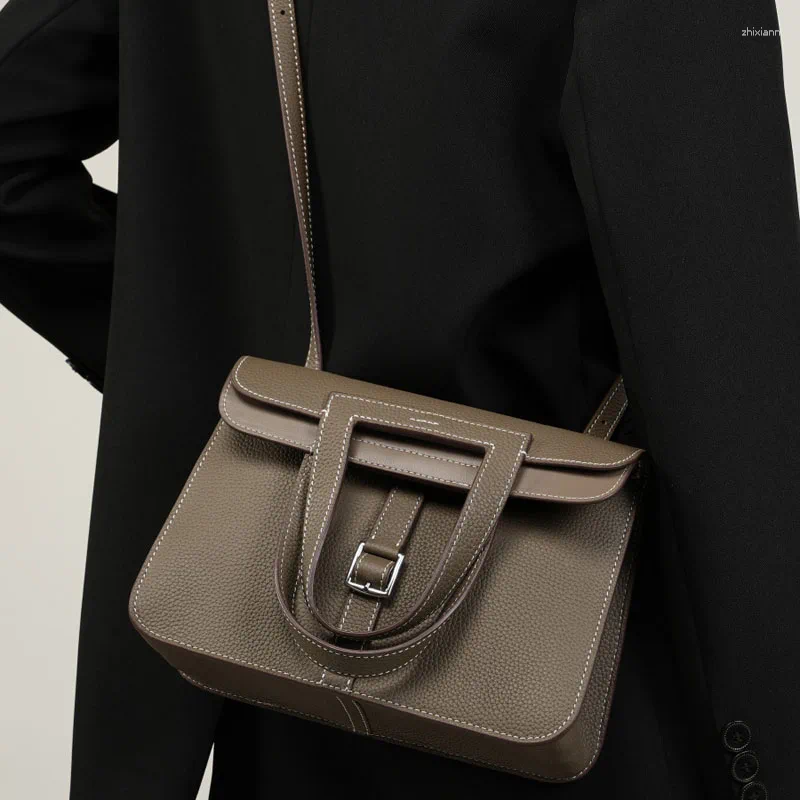 3 Drawstring 2024 Brand Bags Women Leather Handbags Ladies Hand Purse Fashion Shoulder 4