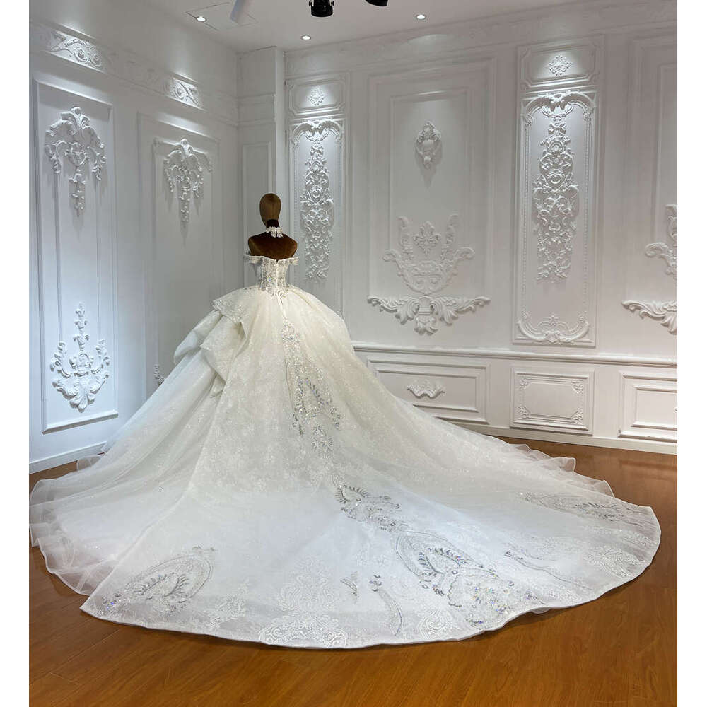 Amanda Novias Off The Shoulder Straps With Detachable Collar Bridal Wedding Dress