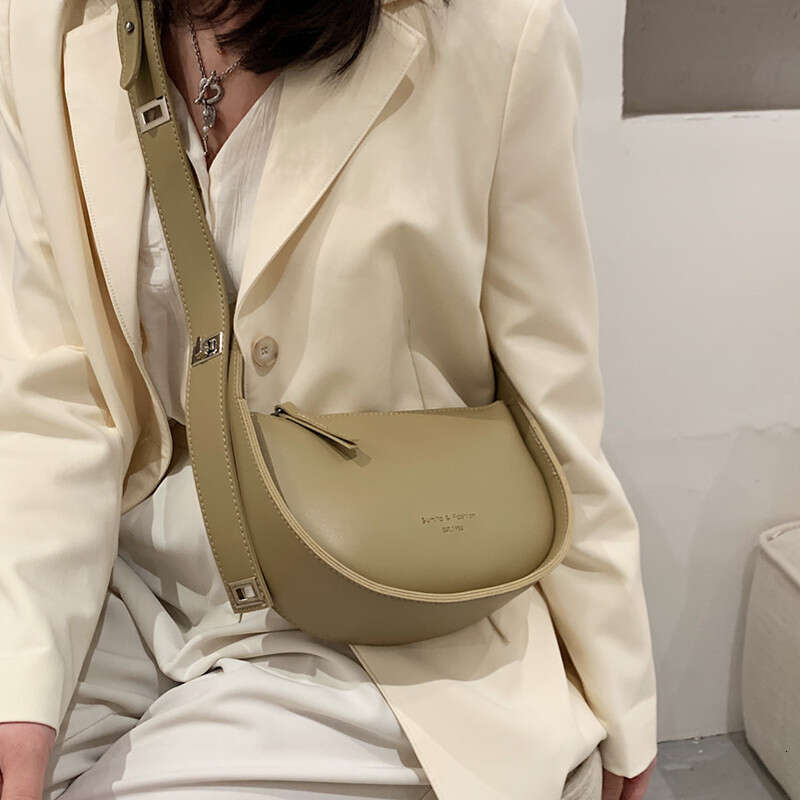 Burminsa Saddle Small Crossbody Bags For Women 2025 Trend Designer Semicircle Shoulder Bag PU Leather Ladies Handbags And Purses