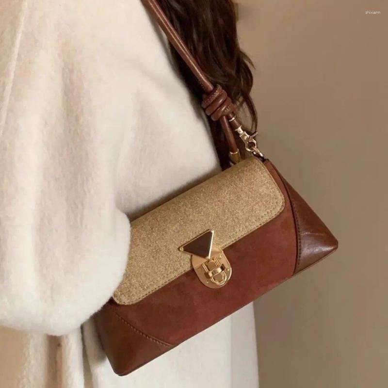 Totes Fashion Soft Underarm Shoudler Bags PU Retro Style Crossbody Tote Purses For Women