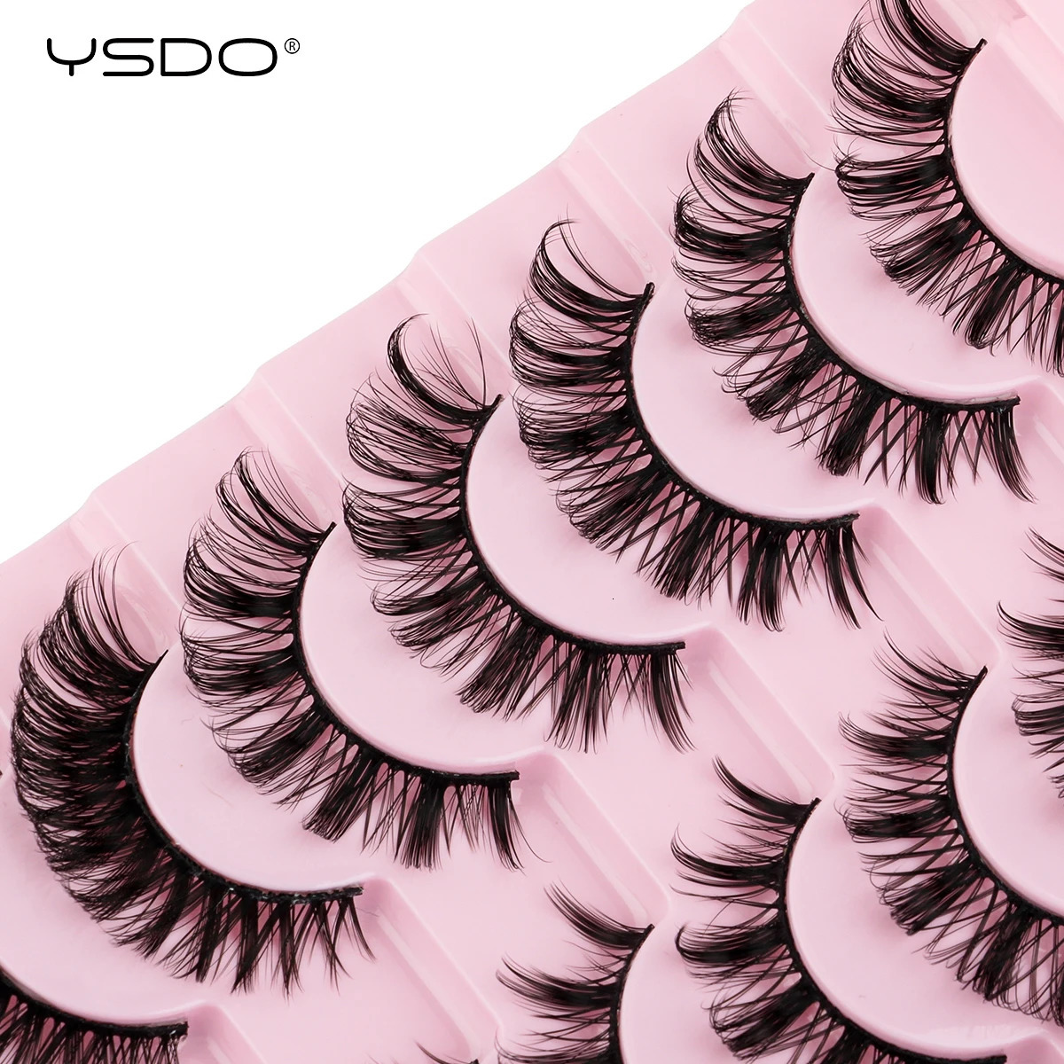 YSDO 3D Mink Lashes 31020 Pairs Fluffy Thick False Eyelashes Wholesale Makeup Natural Mink Eyelashes Maquiagem Dramatic Cilios 241028