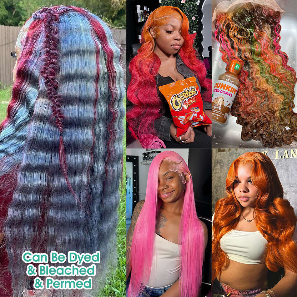 Rosabeauty Inch Curly Honey Blonde Lace Front Wig Human Hair Color Loose Deep Wave x HD Water Frontal