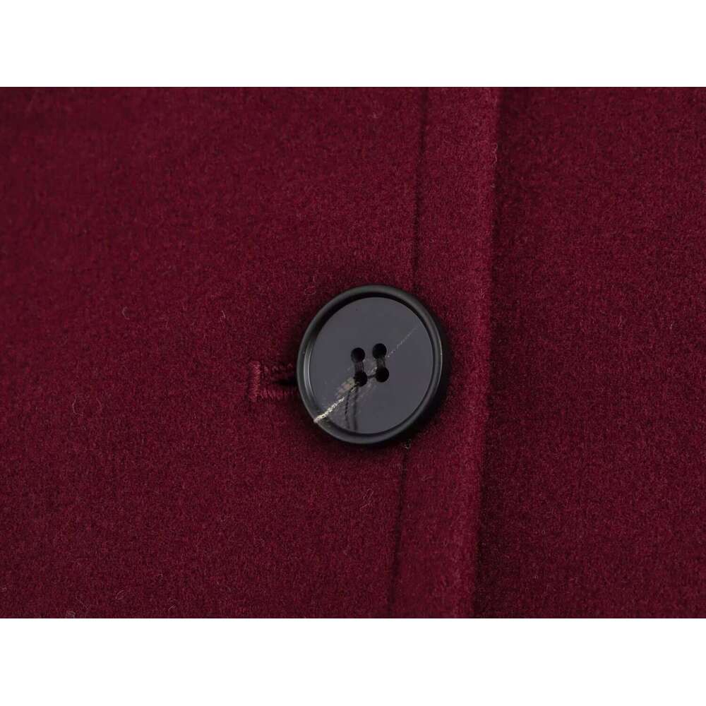 TRAFZA Fashion Autumn Winter Women's Buttons Soft Tweed Loose New 2024 Stylish Street Casual Coat With Ed