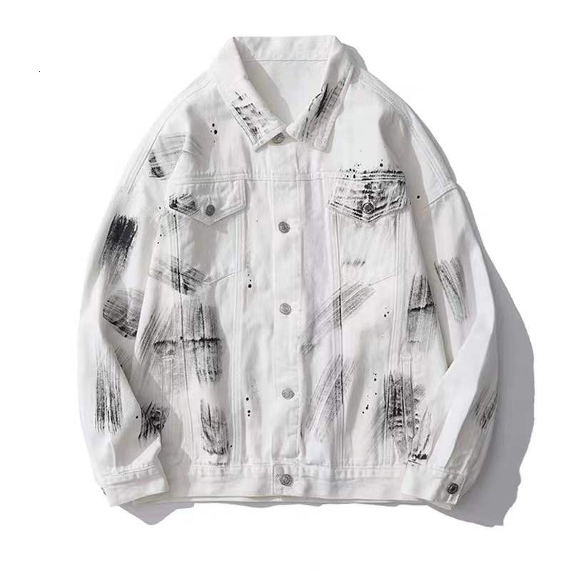 2024 New Designer Spring Denim Men's Jacket Ins Fashion Brand High Street Jacket Autumn/Winter Luxury Handsome Clothing