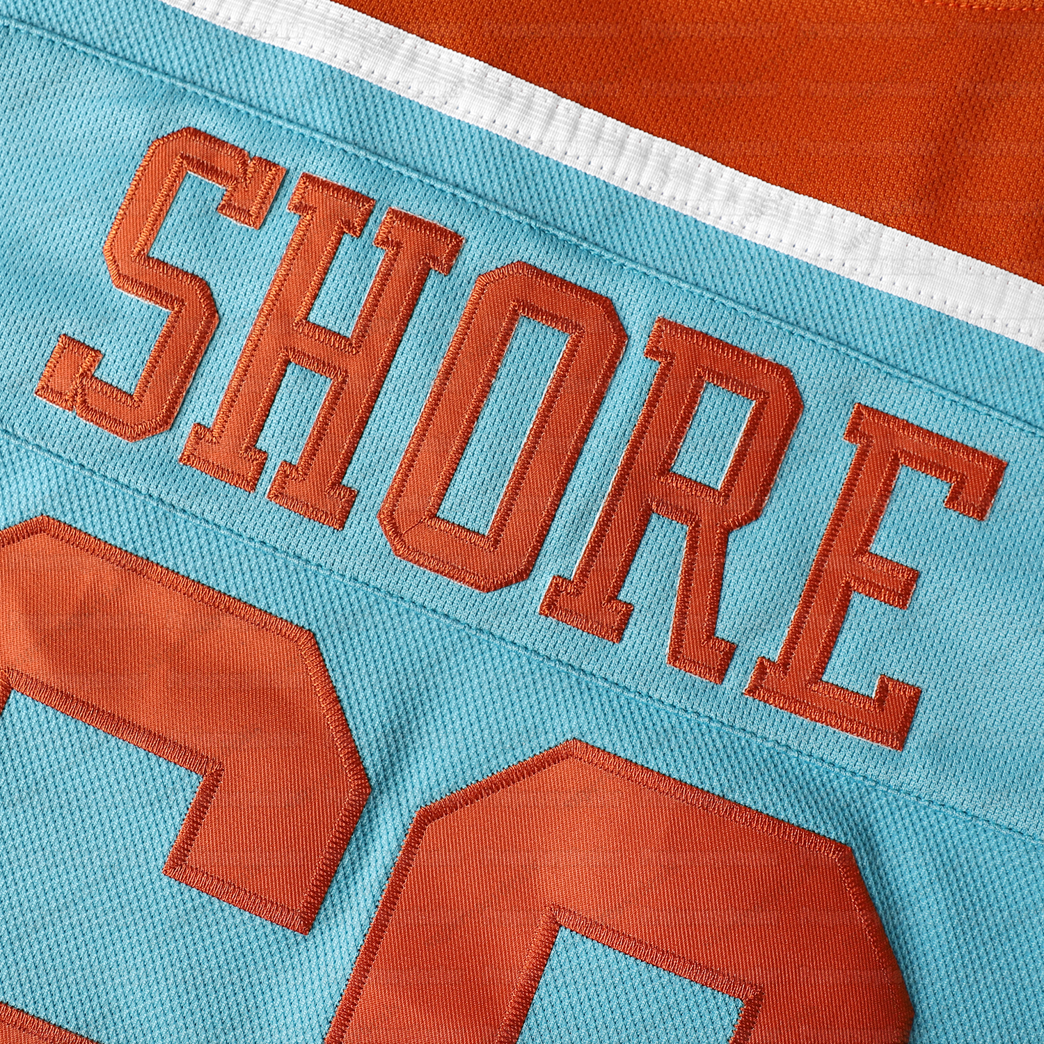 #69 Shoresy Sudbury Blueberry Hockey Stitched Name And Number Light Blue Red Black