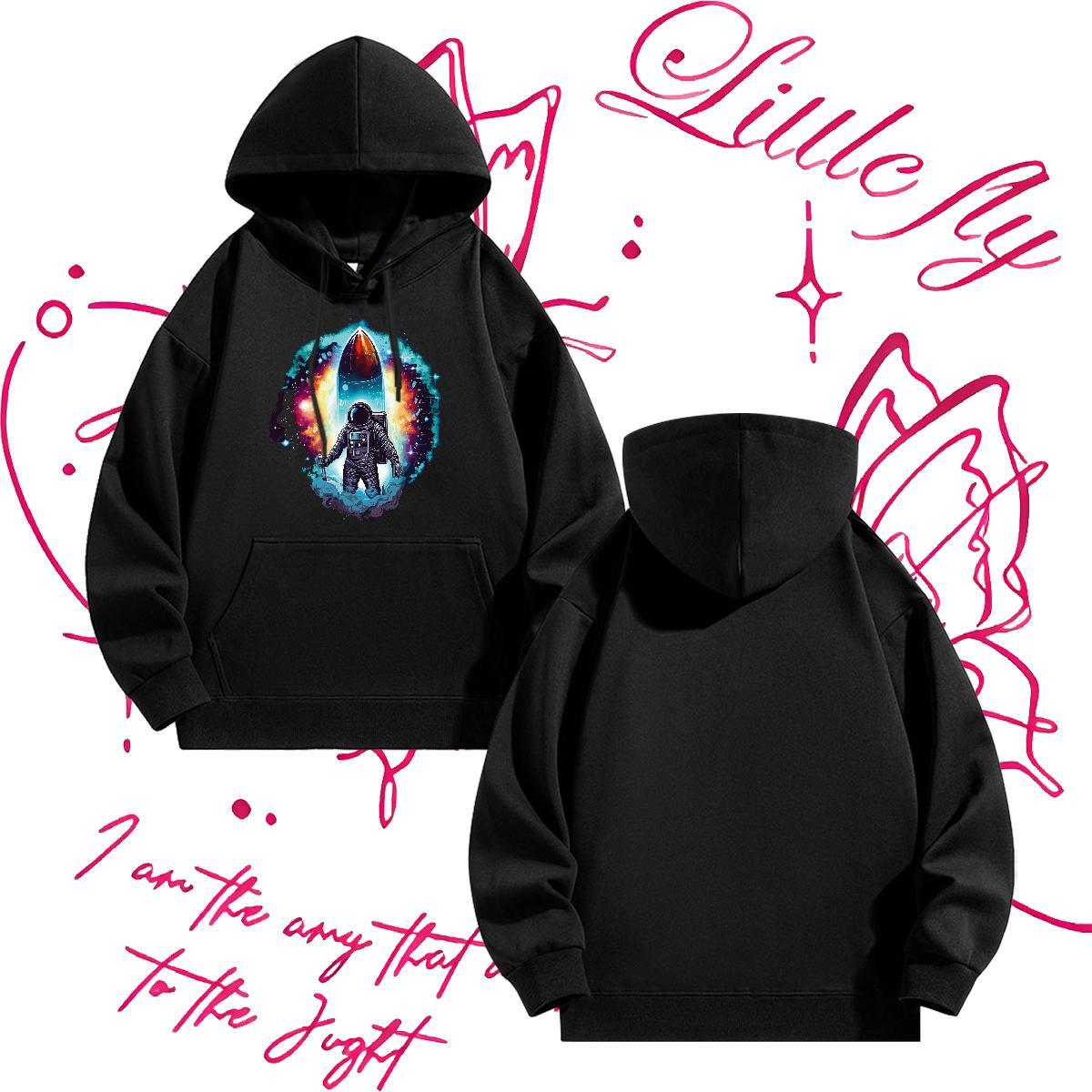 DIY Customized Hoodie Hip Hop Warm Men Tops Hoodie Hooded Collar Breathable Custom Printed Wear Cotton 350g