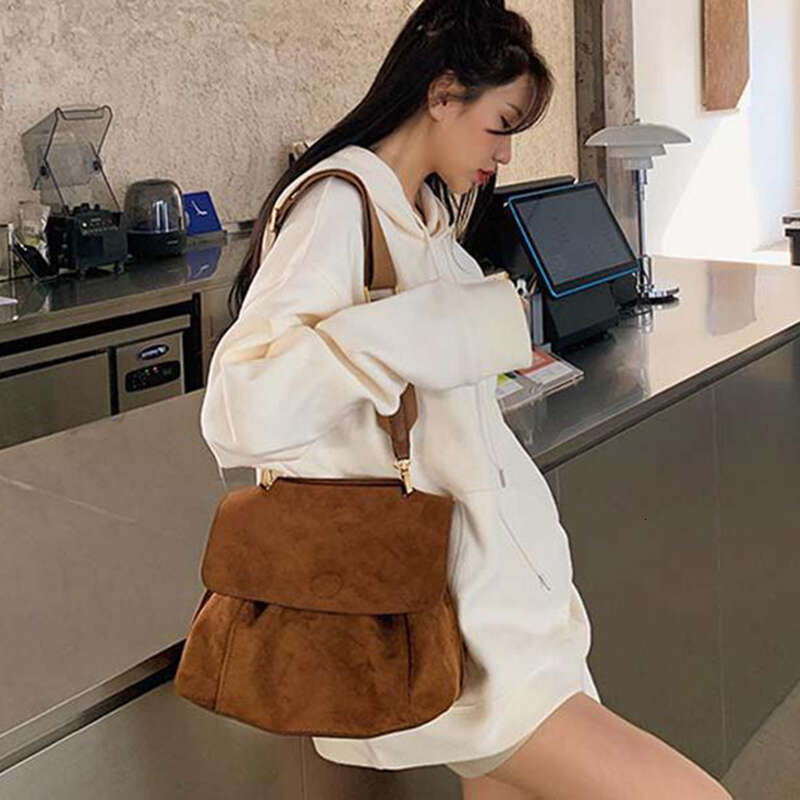 Winter Fashion Shoulder Bags For Women Retro Pu Leather Flap Crossbody Bag Lady Messenger Handbag Clutch Purse