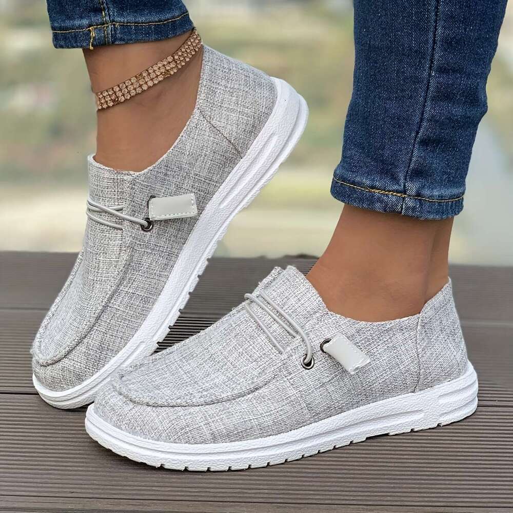 Vibrant Stripe Pattern Low Cut - Fashion Sneakers with Wear-Resistant Non-Slip Canvas, Casual Versatile Slip-On Design, Breathable Comfort, and Easy W