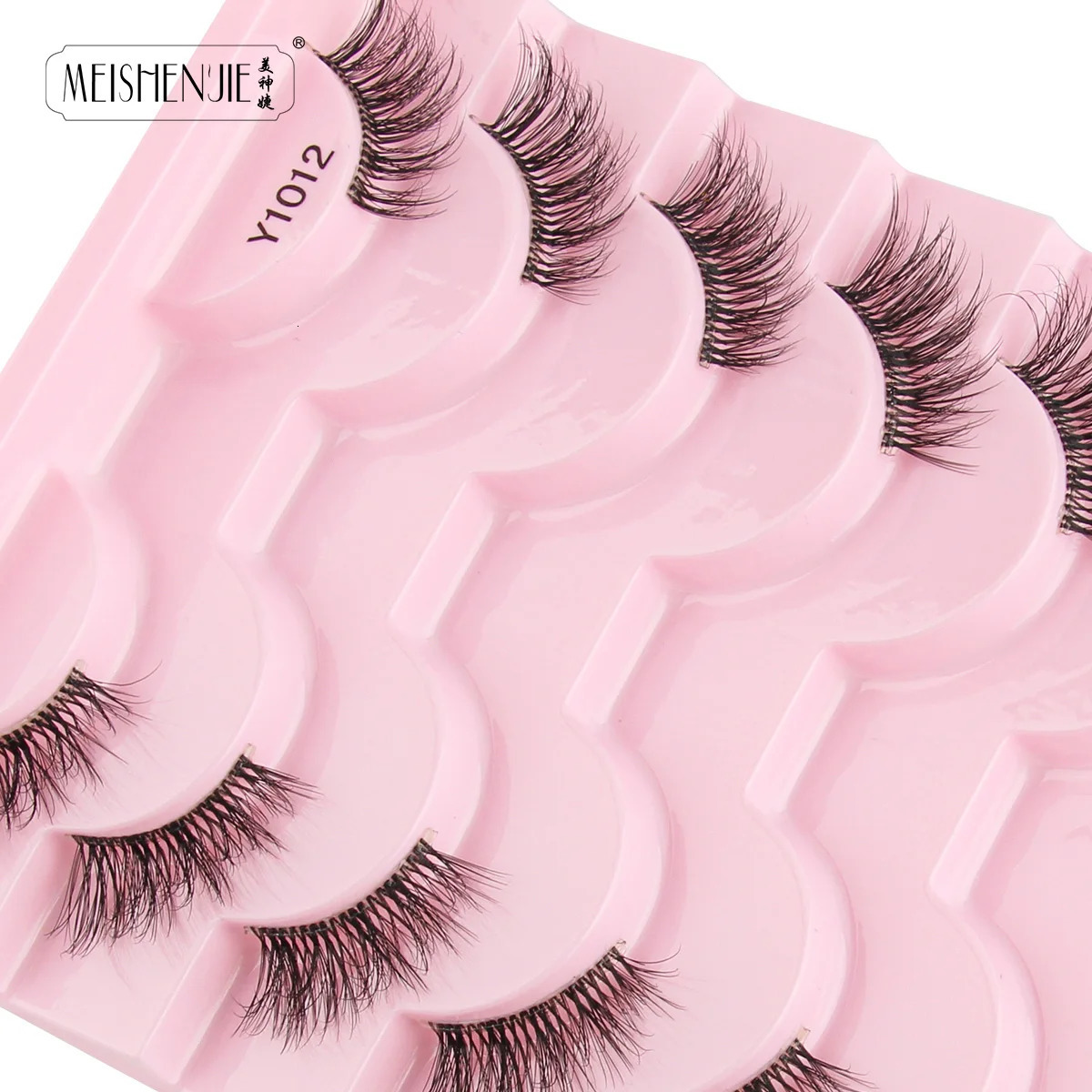 Fake Eyelashes 310 Pairs Half Lashes Cat Eye Natural Long Fluffy 3D Mink Lashes Handmade Make up Tools maquillaje Faux Cils 241028