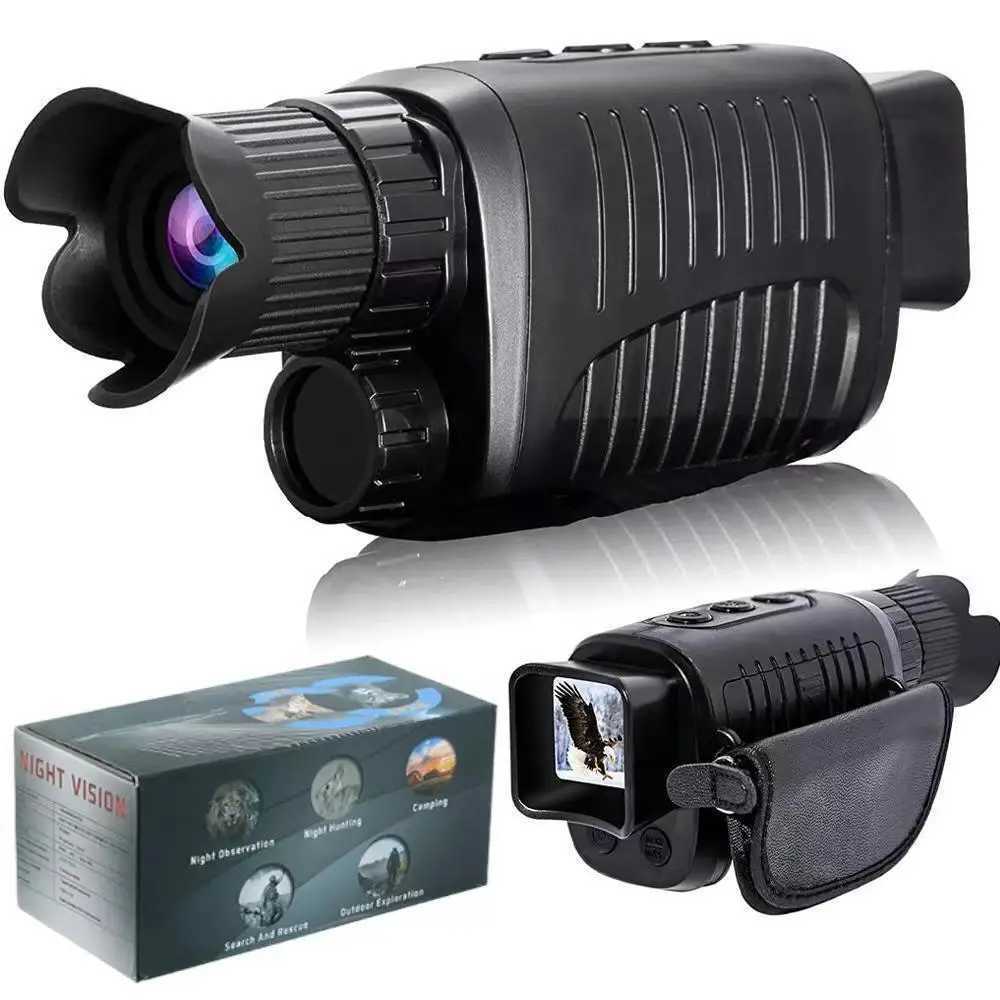 Single eye night vision instrument 1080p high-definition infrared night vision glasses camping binoculars day and night dual useXJ241028