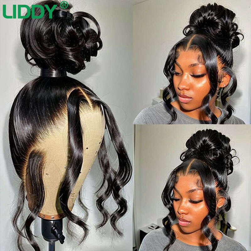 Full Lace Wig Inch Body Wave x HD Transparent Front Wigs Human Hair For Women Brazilian On Sale