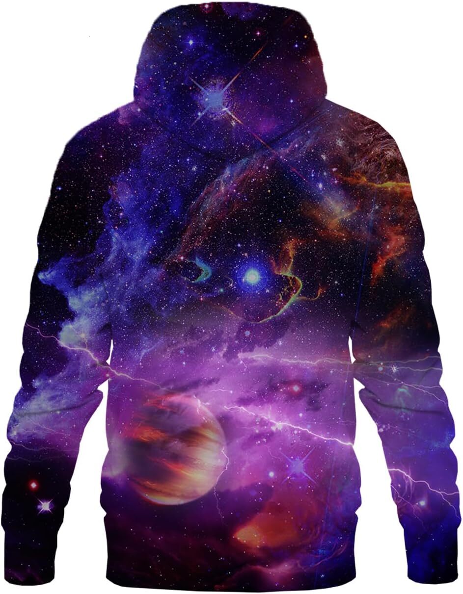 Hoodie for Mens Womens Unisex 3D Novelty Cool Graphic Pullover Sweatshirts with Pockets Graphic Hoodies sweatshirt Pullover Long Sleeve keep warm