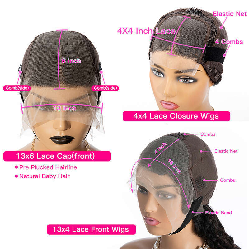Reddish Brown Wig Kinky Straight Human Hair Wigs Curly Front x Hd Lace Frontal Glueess Brazilian On Sale Clearance